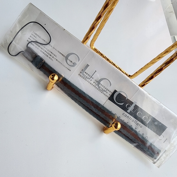 New Gucci Vintage Bag Charm / Key Chain / CP strap - Picture 2 of 9